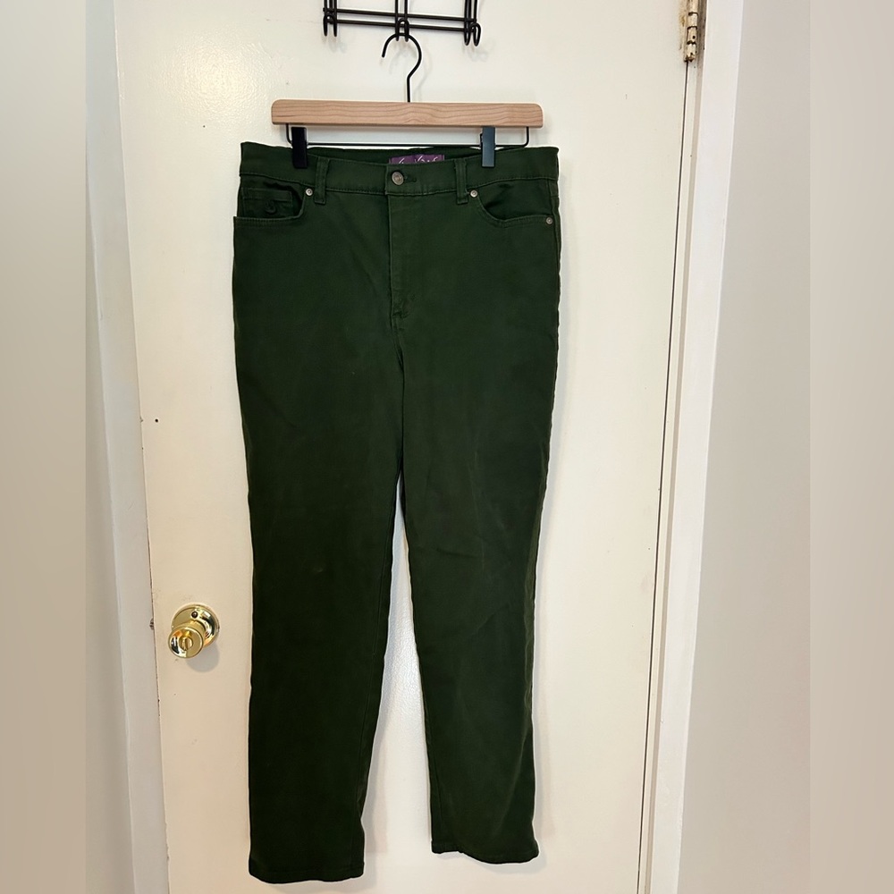 Gloria Vanderbilt Olive Jeans